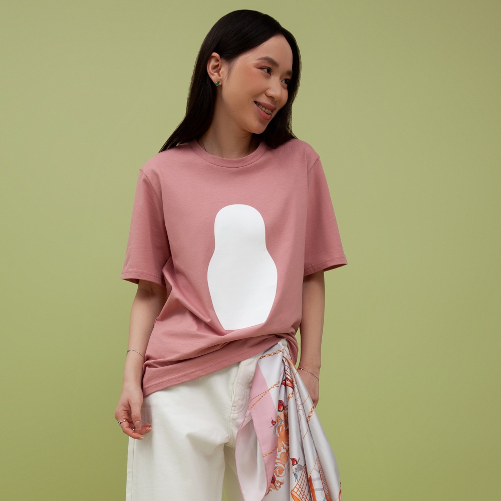 ФУТБОЛКА MATRYOSHKA  PASTEL PINK