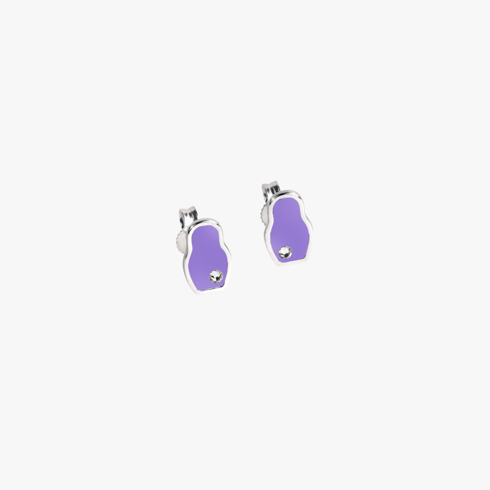 СЕРЬГИ MATRYOSHKA COLOR CRYSTAL