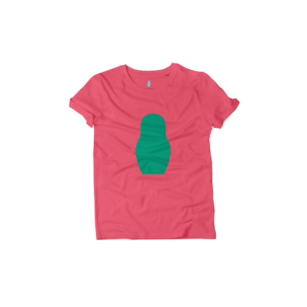 ФУТБОЛКА MATRYOSHKA SS / 25 LIVING CORAL