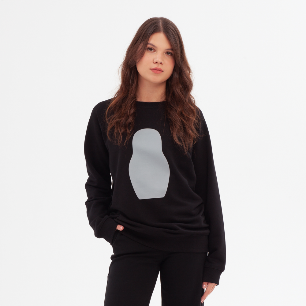 СВИТШОТ MATRYOSHKA BASIC BLACK