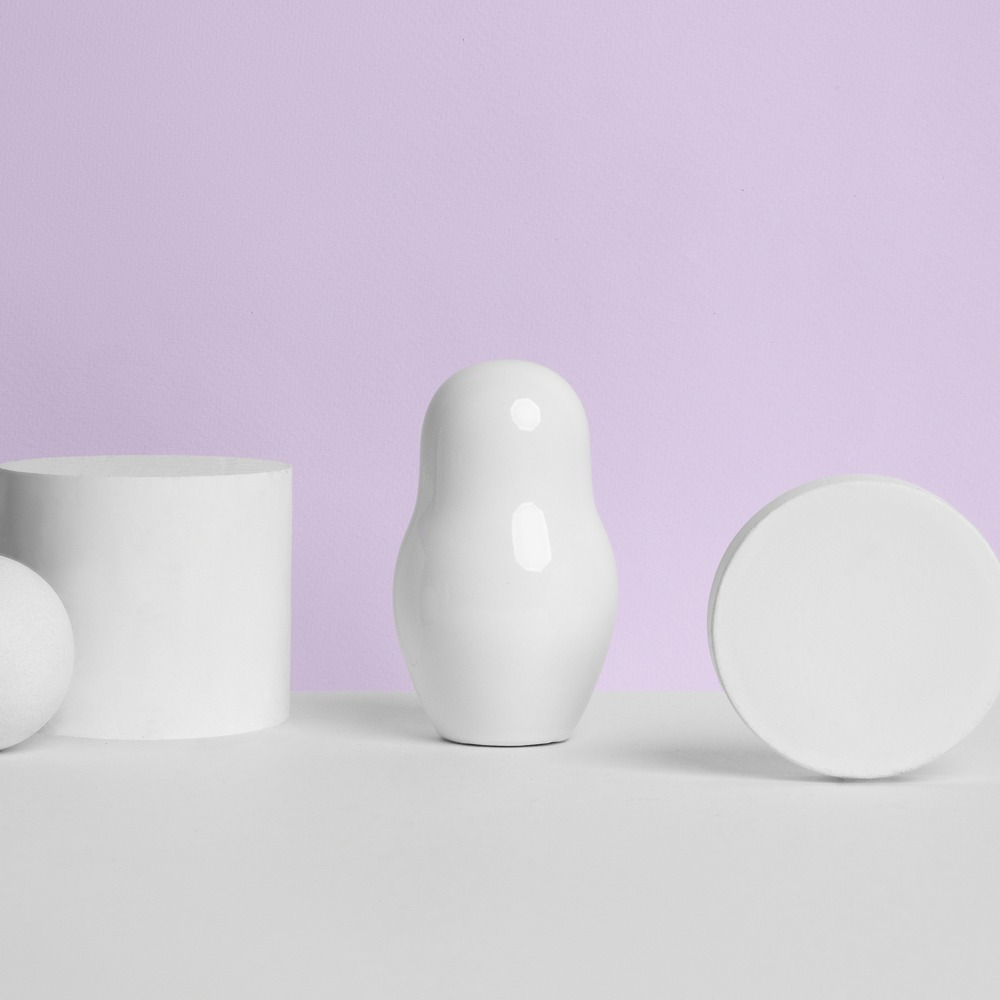 Перечница Matryoshka White