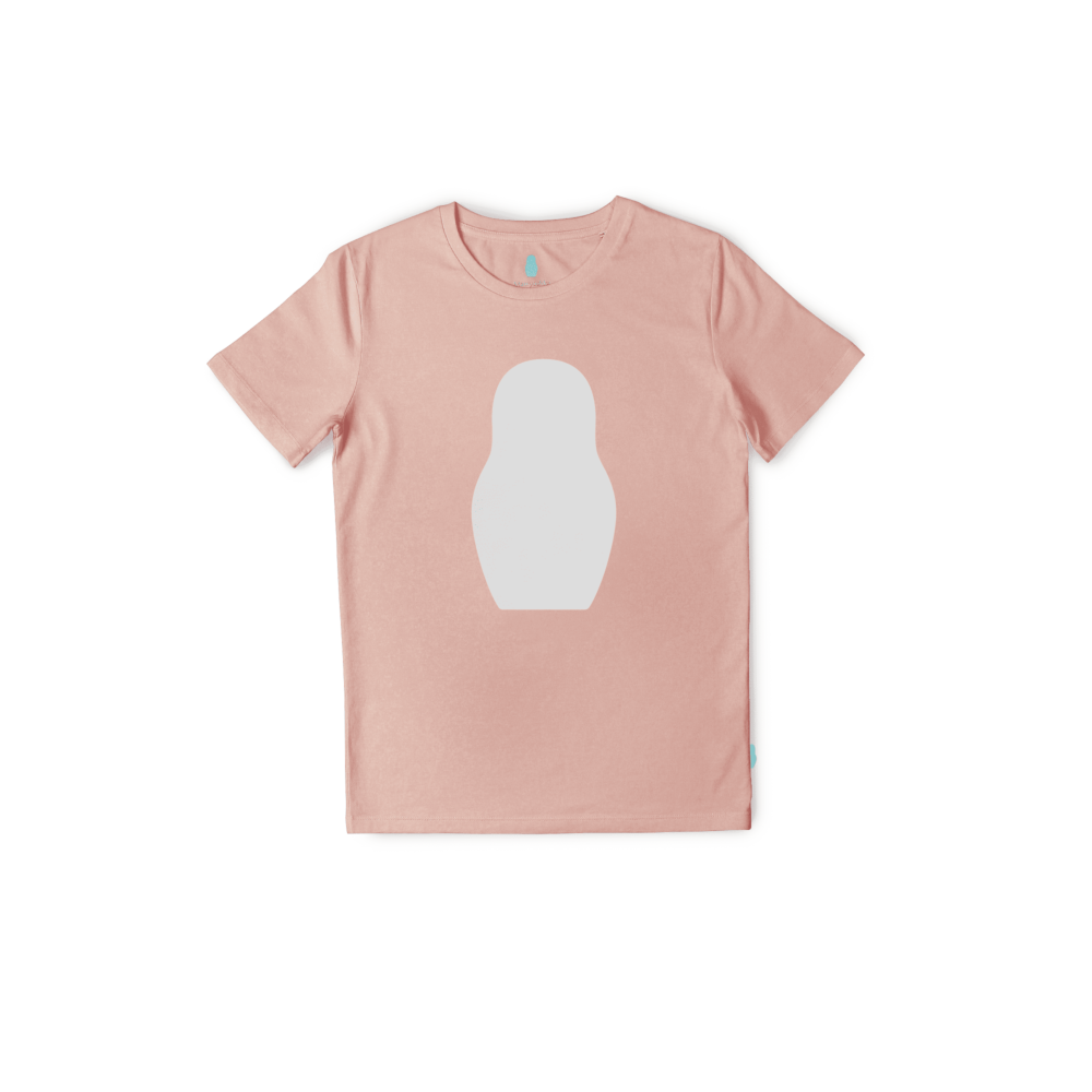 ФУТБОЛКА MATRYOSHKA  PASTEL PINK