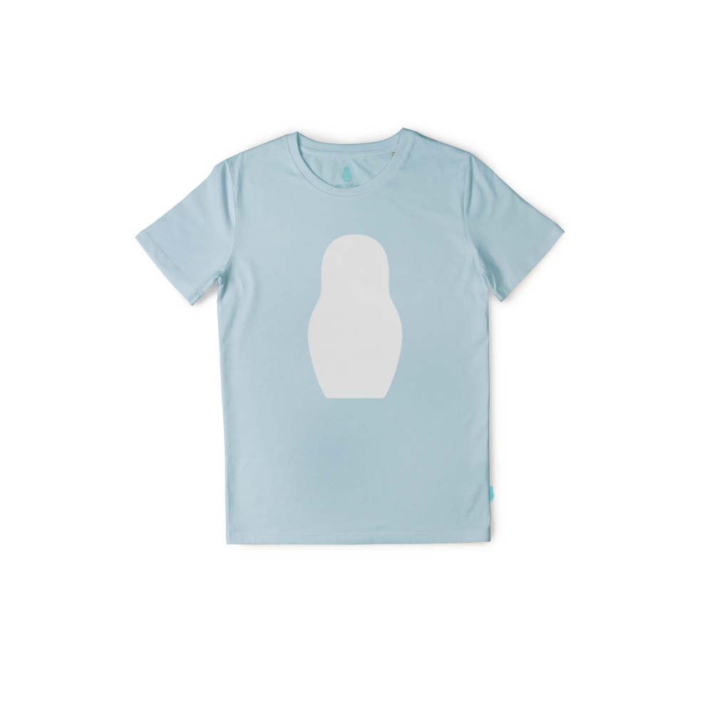 ФУТБОЛКА MATRYOSHKA PASTEL BLUE
