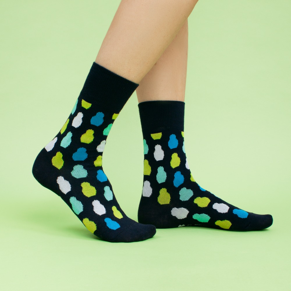 НОСКИ MATRYOSHKA DOTS BLUE