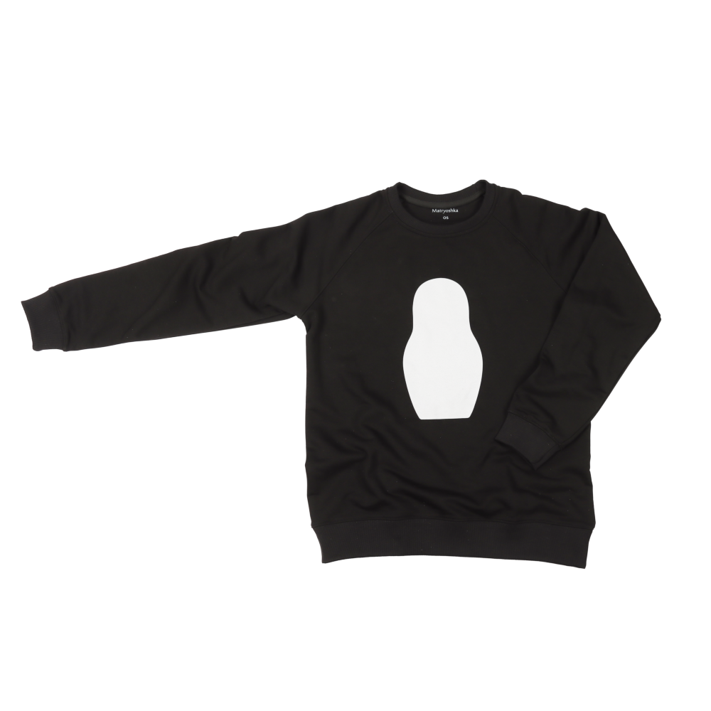 СВИТШОТ MATRYOSHKA BASIC BLACK