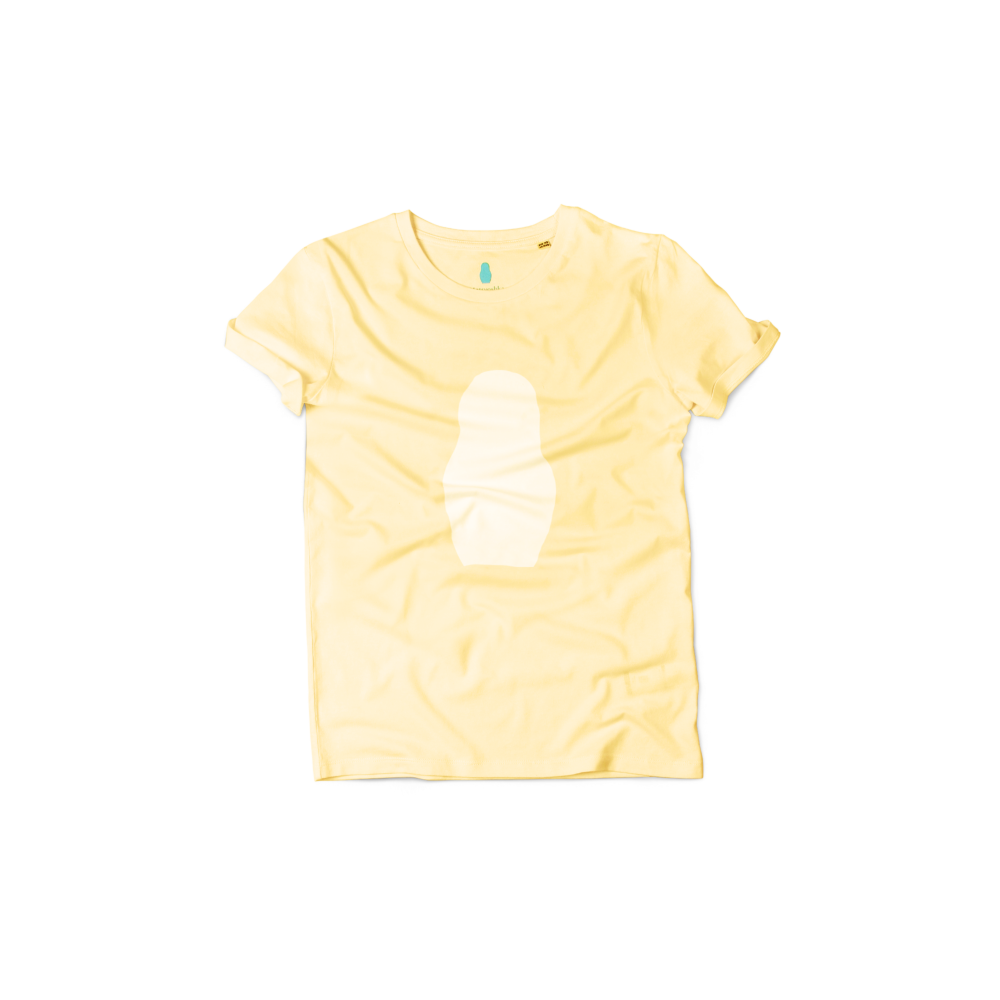 ФУТБОЛКА OVERSIZE PASTEL YELLOW