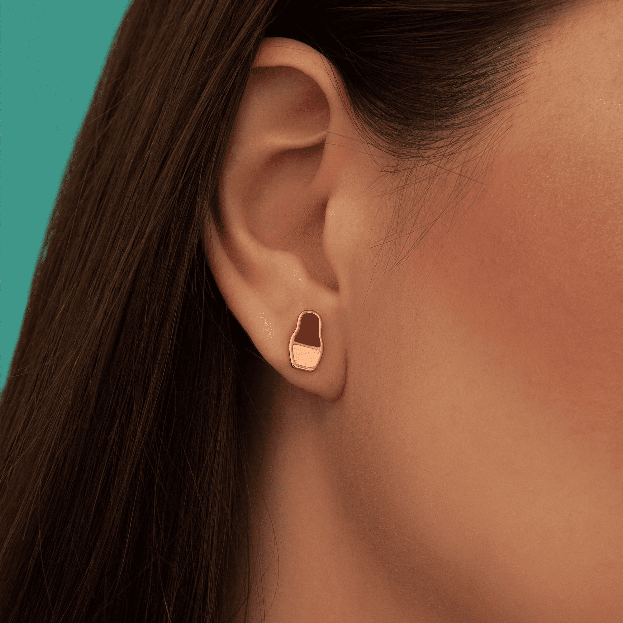 СЕРЬГИ MATRYOSHKA COLOR MATT S