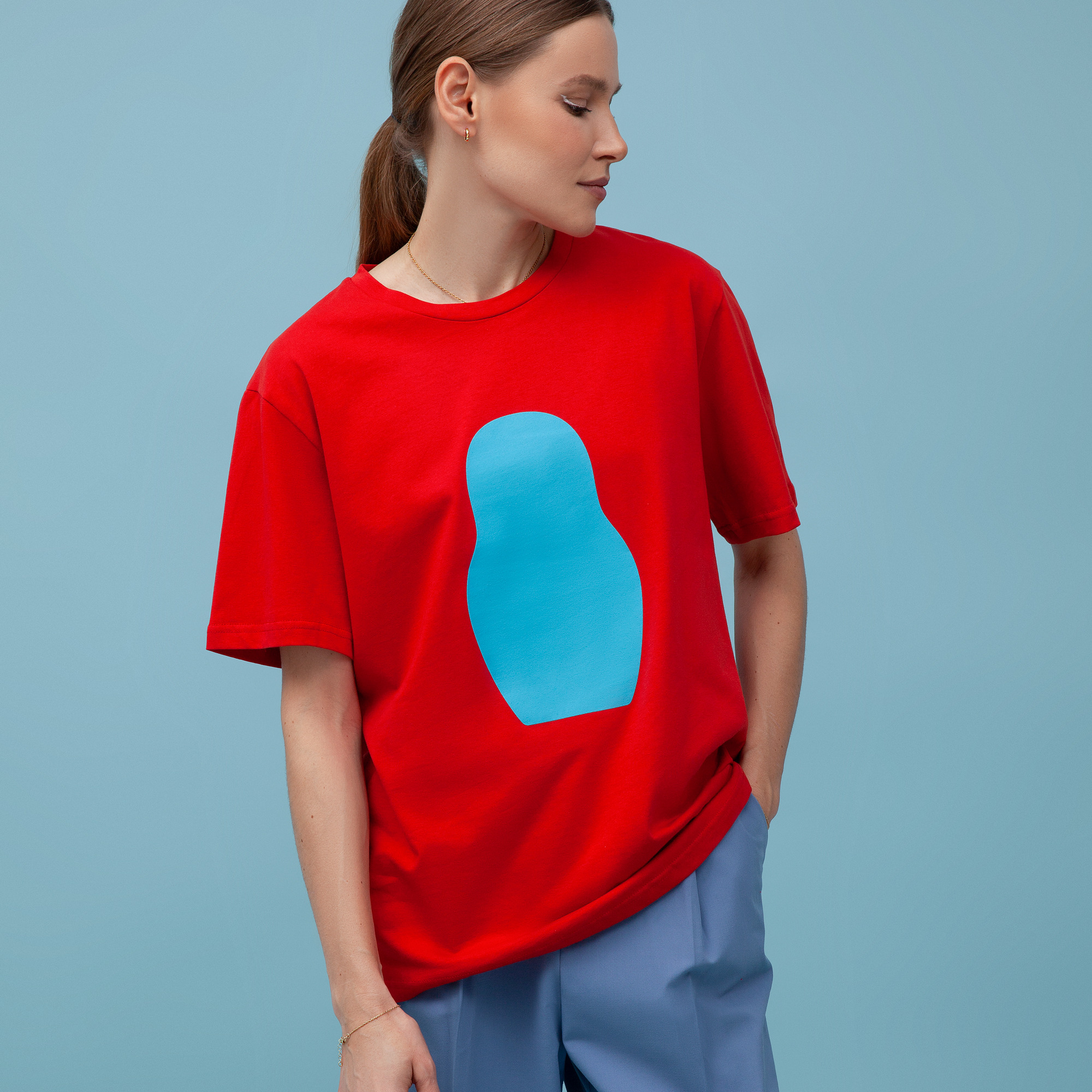 ФУТБОЛКА MATRYOSHKA SS / 25 FLAME SKY