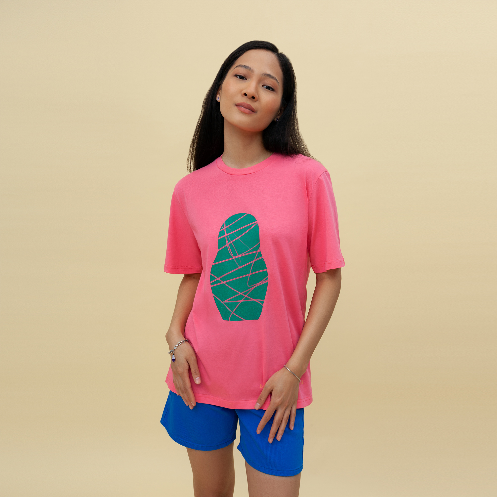 ФУТБОЛКА MATRYOSHKA MOOD CORAL