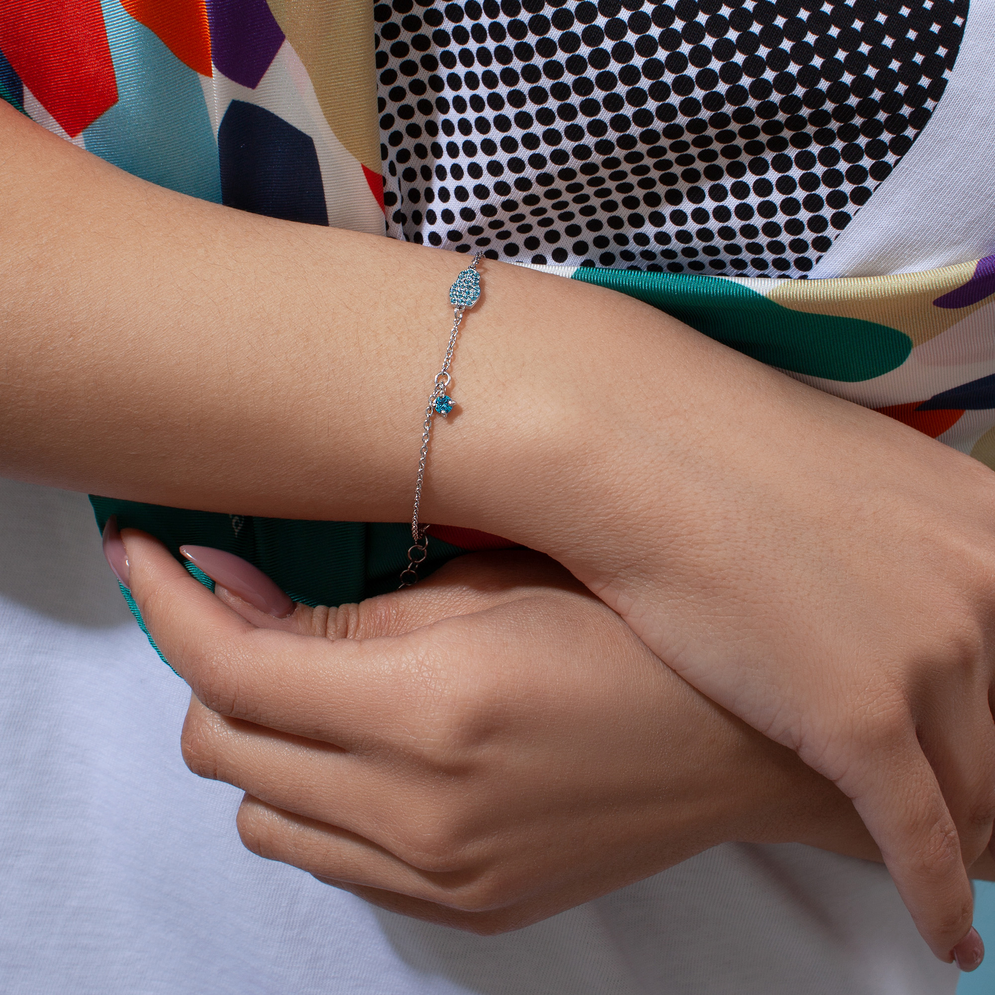 БРАСЛЕТ MATRYOSHKA CRYSTAL COLOR