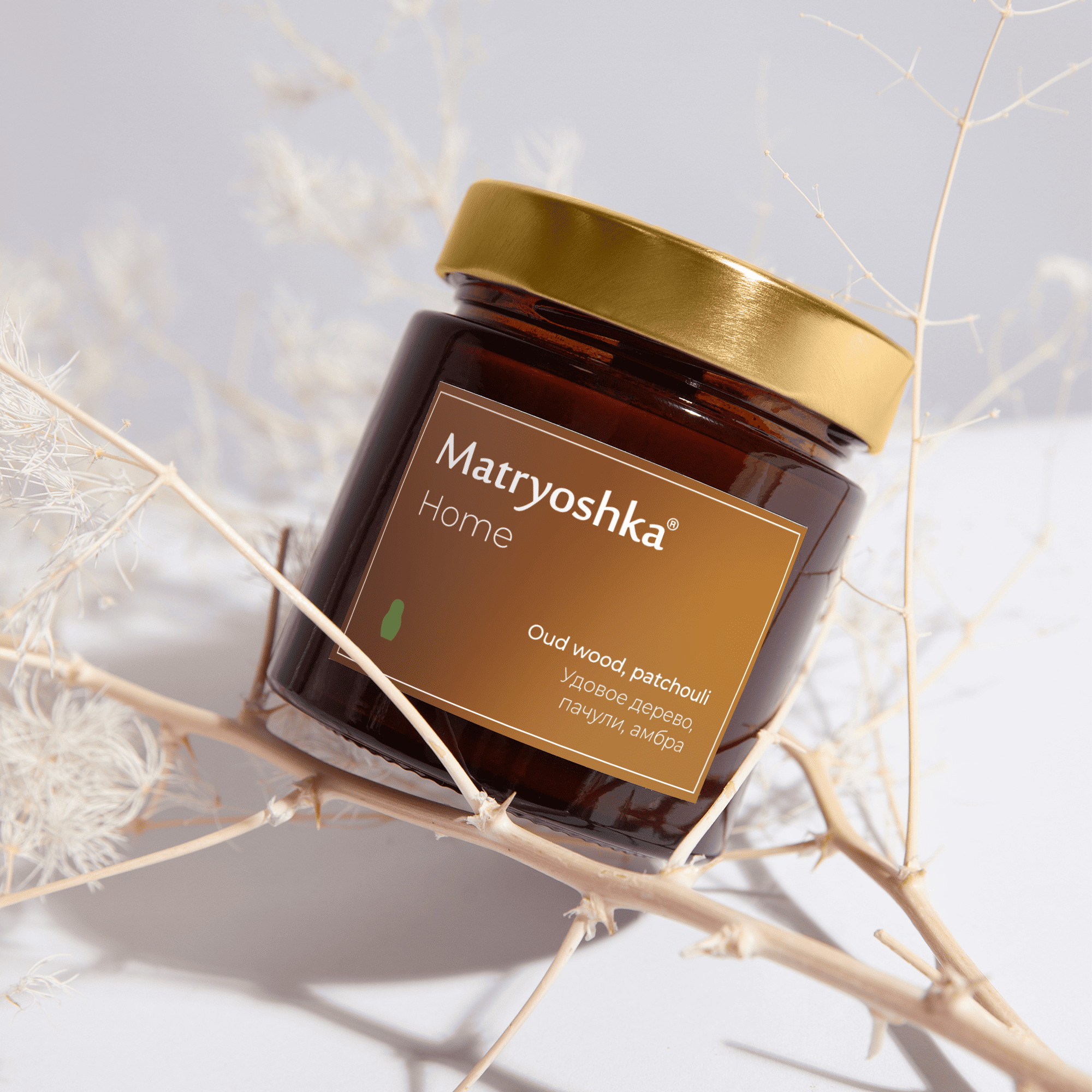 СВЕЧА MATRYOSHKA УДОВОЕ ДЕРЕВО / ПАЧУЛИ