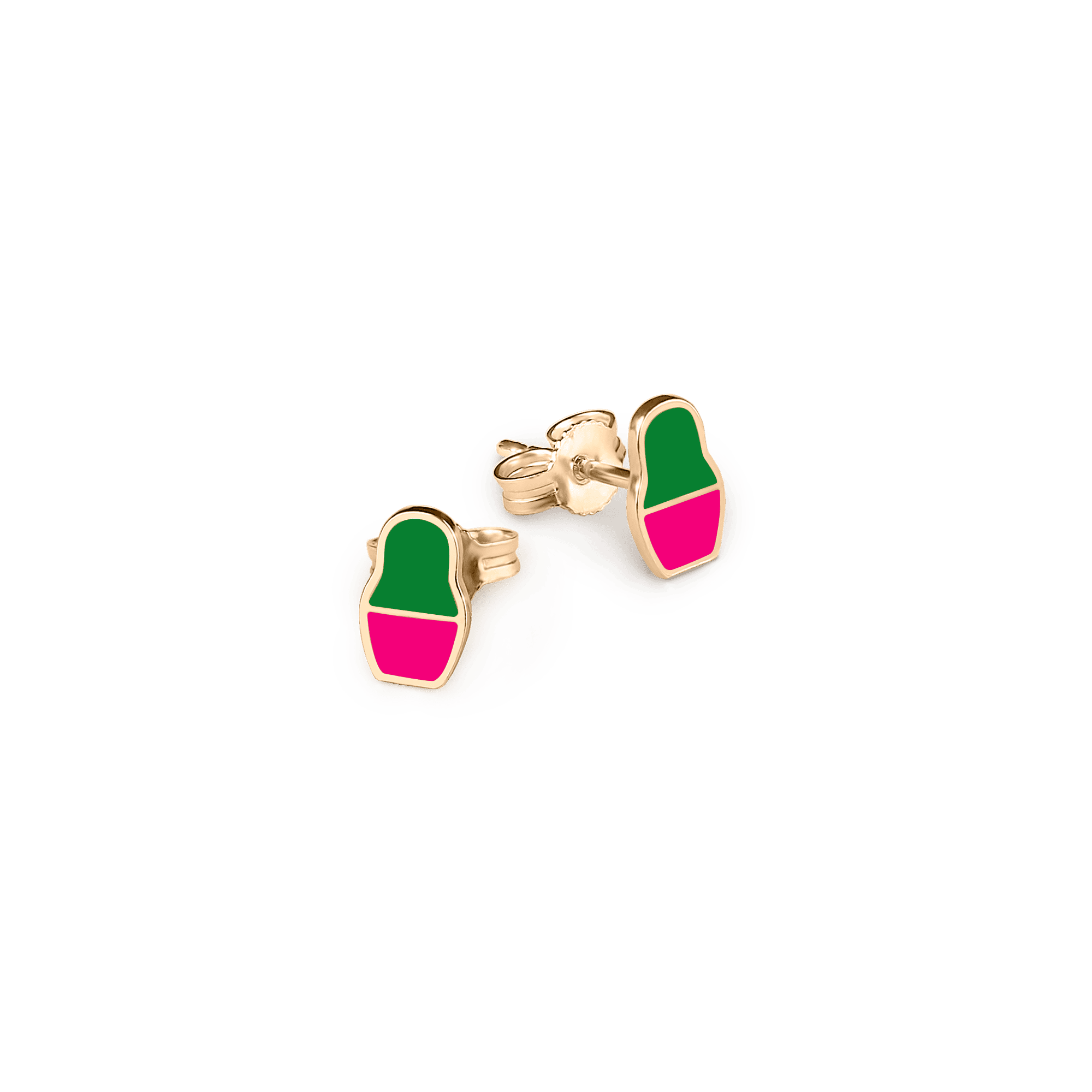 СЕРЬГИ MATRYOSHKA COLOR MATT S