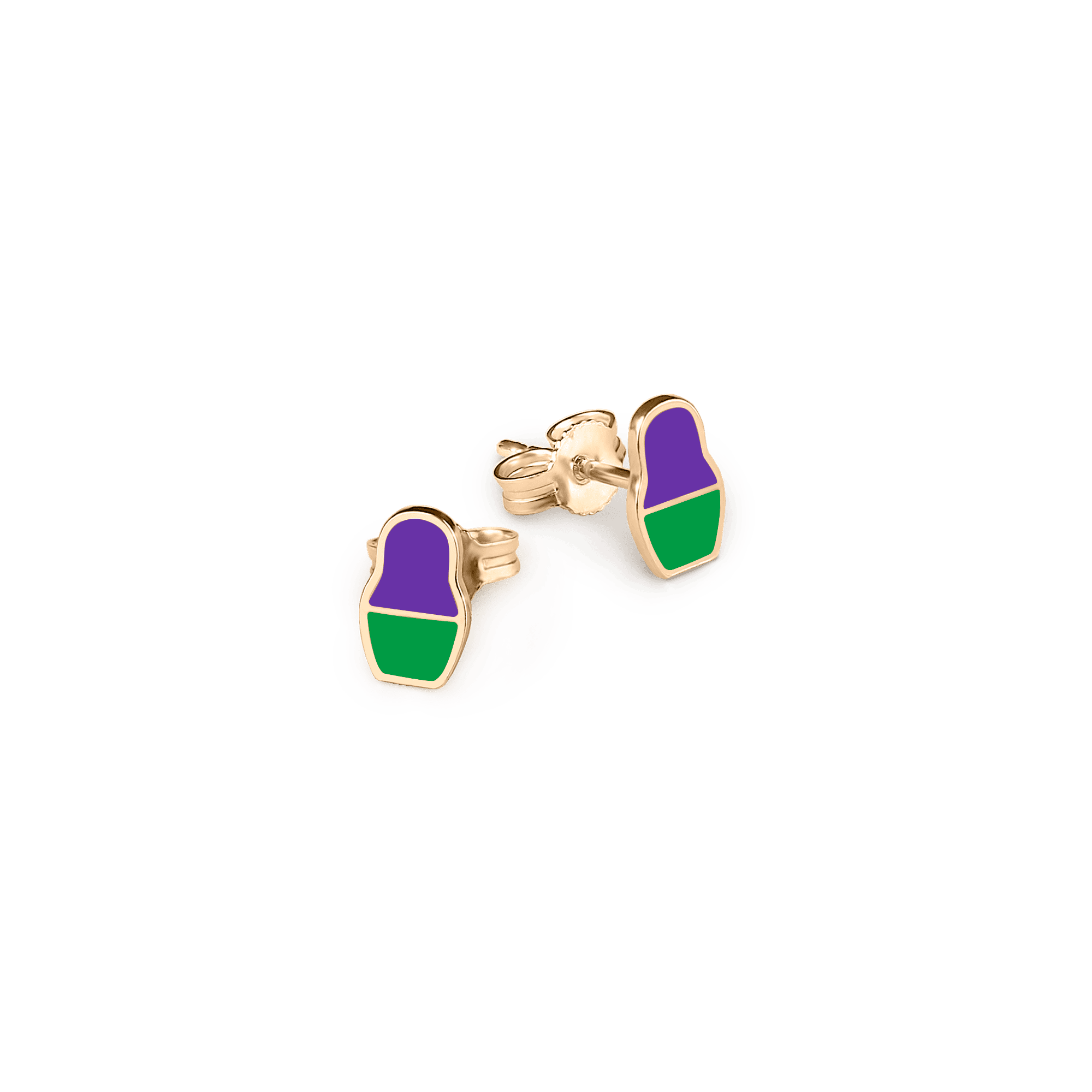 СЕРЬГИ MATRYOSHKA COLOR MATT S
