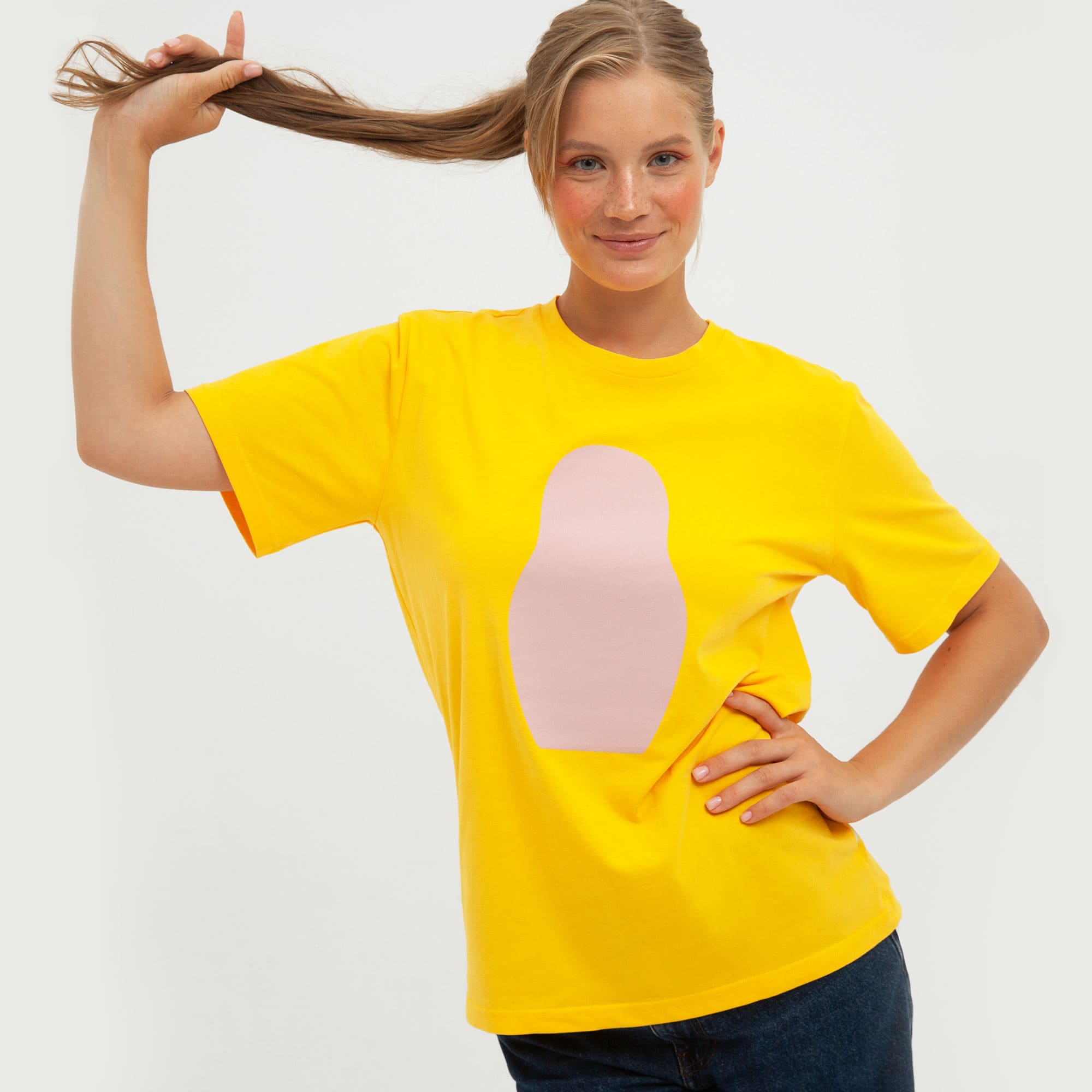 ФУТБОЛКА MATRYOSHKA SUMMER YELLOW