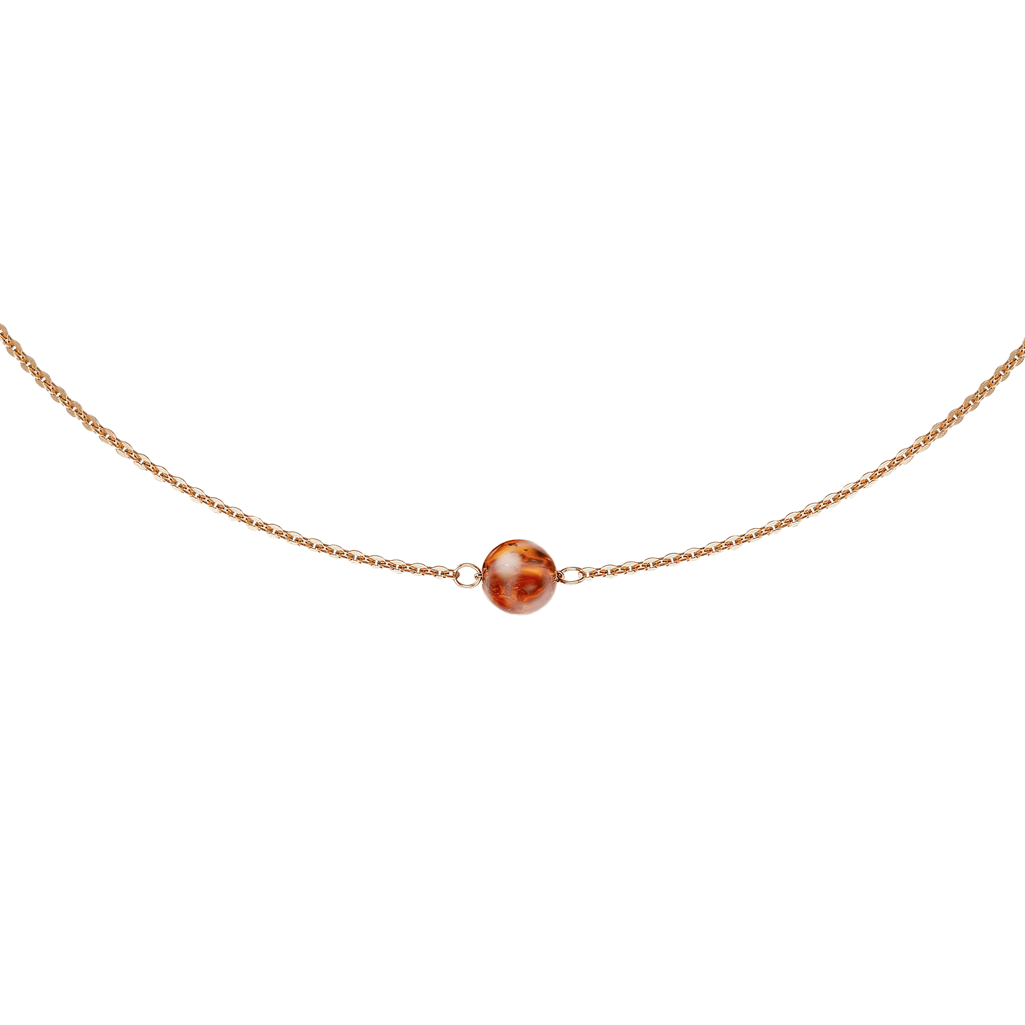 КОЛЬЕ MATRYOSHKA AMBER