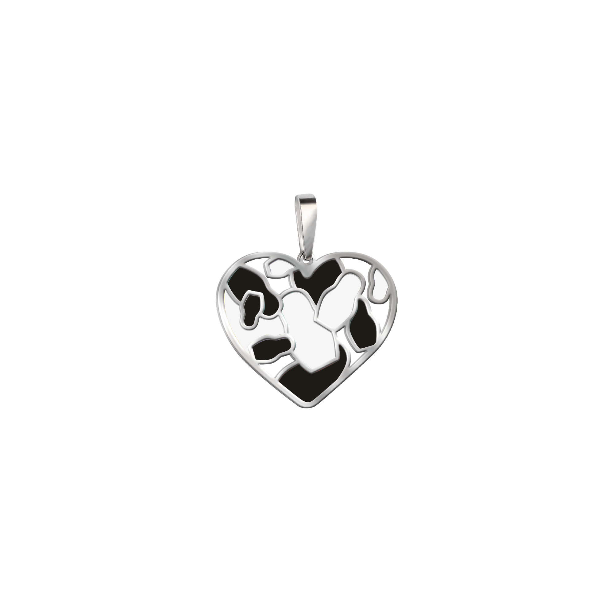 КУЛОН MATRYOSHKA LOVE BLACK N WHITE