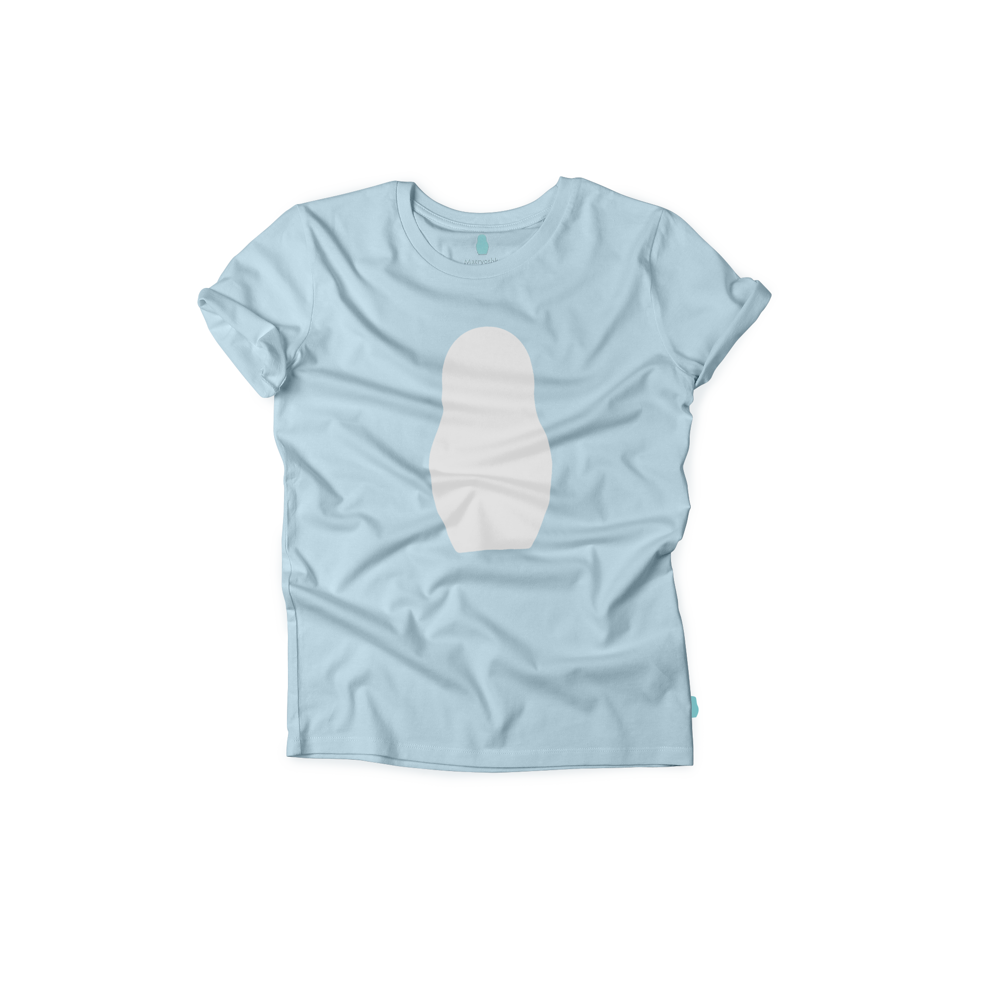ФУТБОЛКА MATRYOSHKA PASTEL BLUE