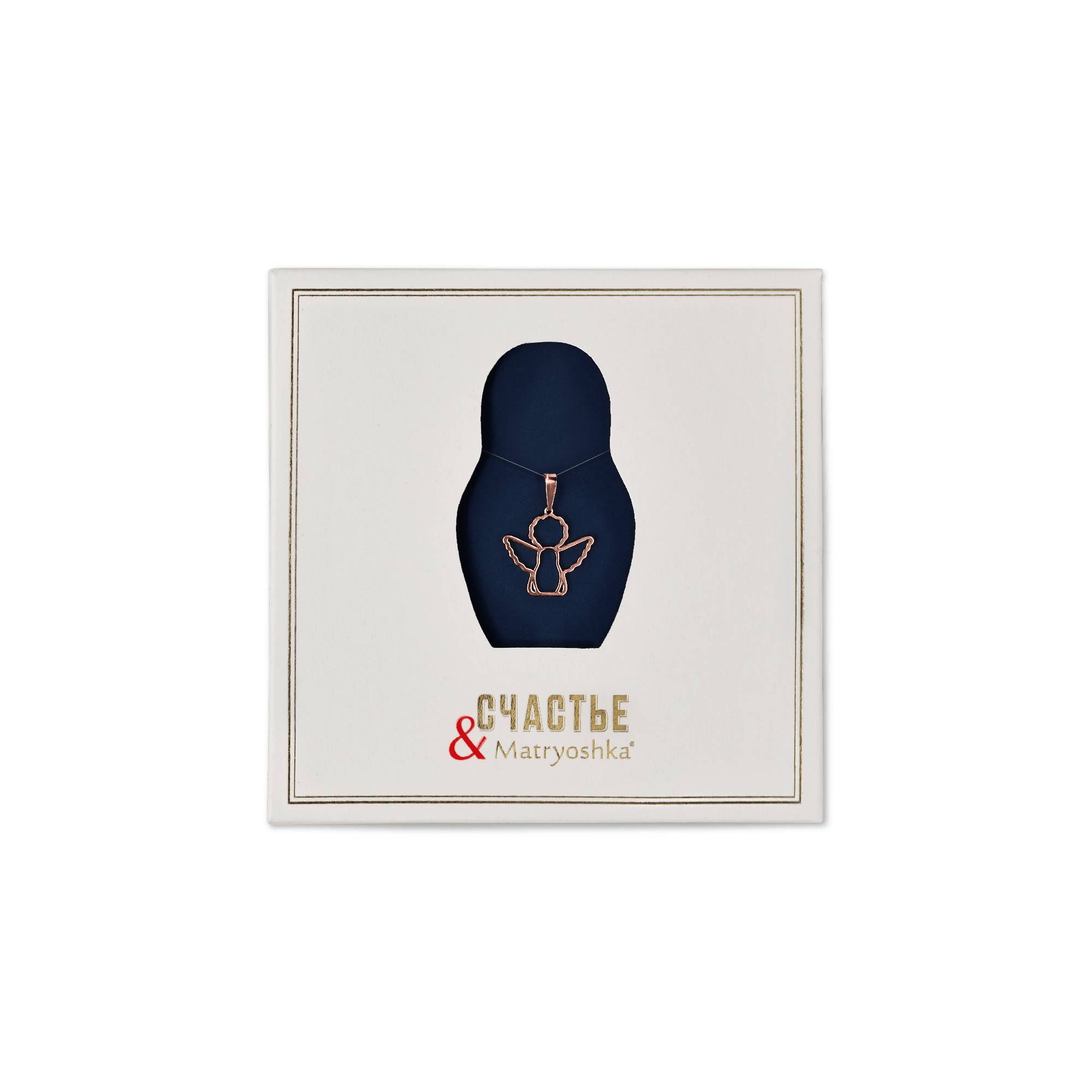 КУЛОН СЧАСТЬЕ & MATRYOSHKA 585