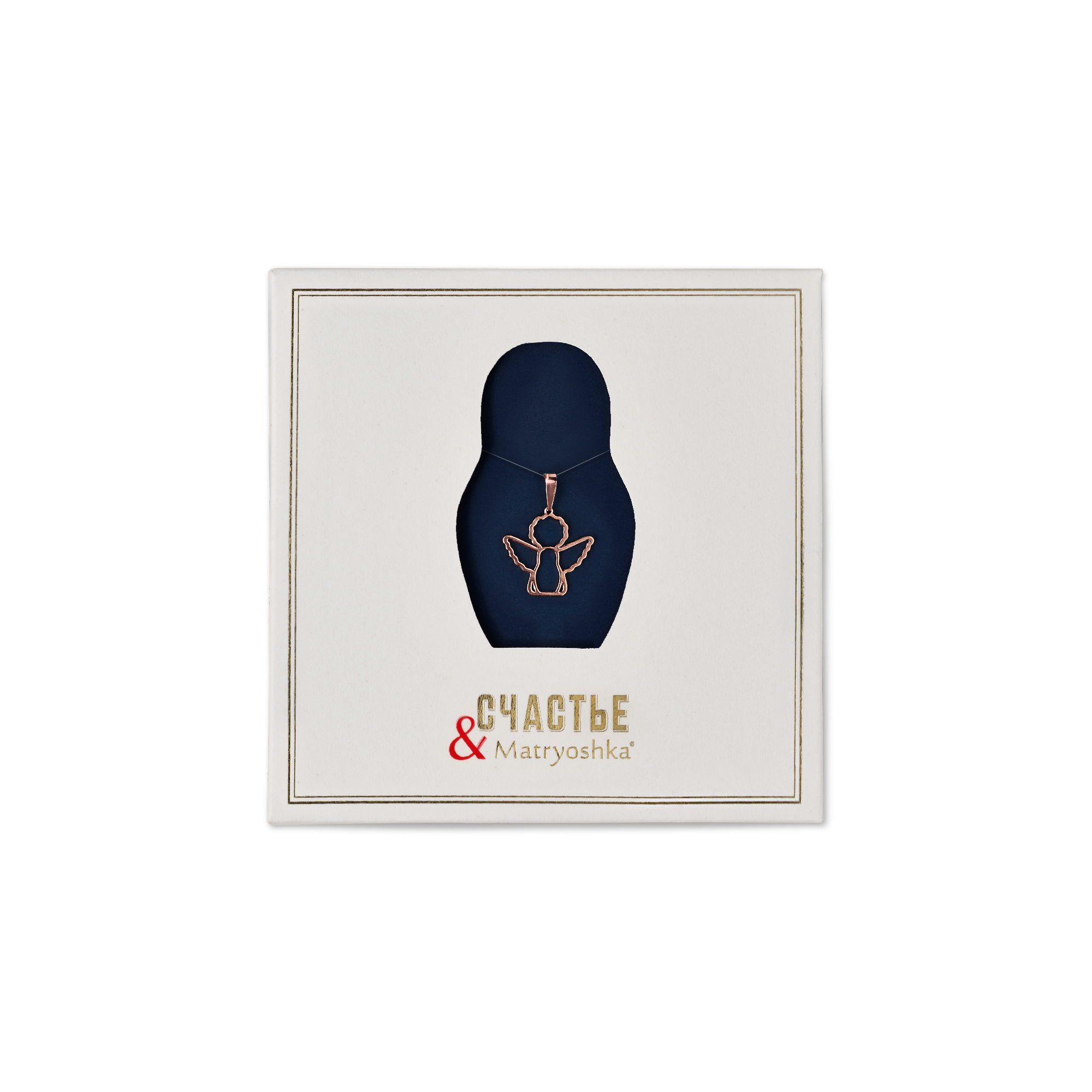 КУЛОН СЧАСТЬЕ & MATRYOSHKA 585