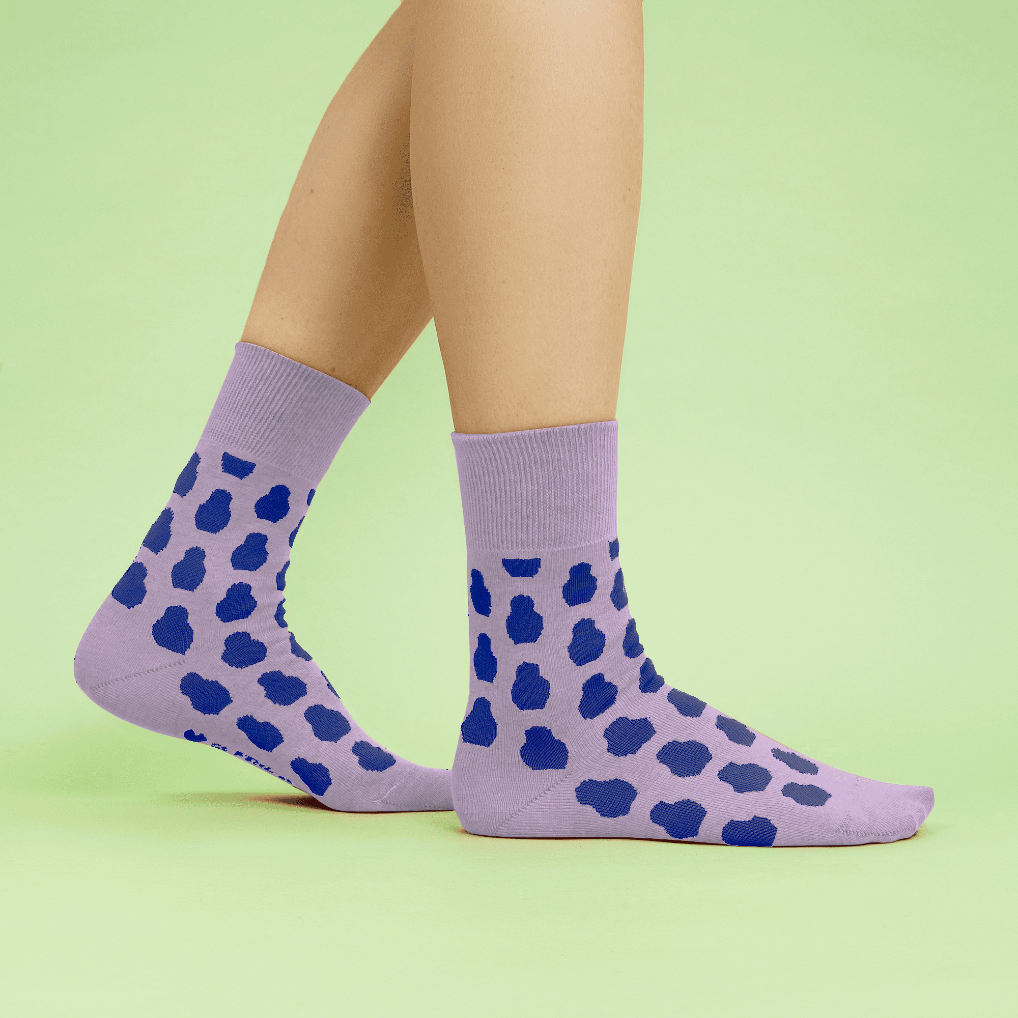 НОСКИ MATRYOSHKA DOTS LAVENDER BLUE