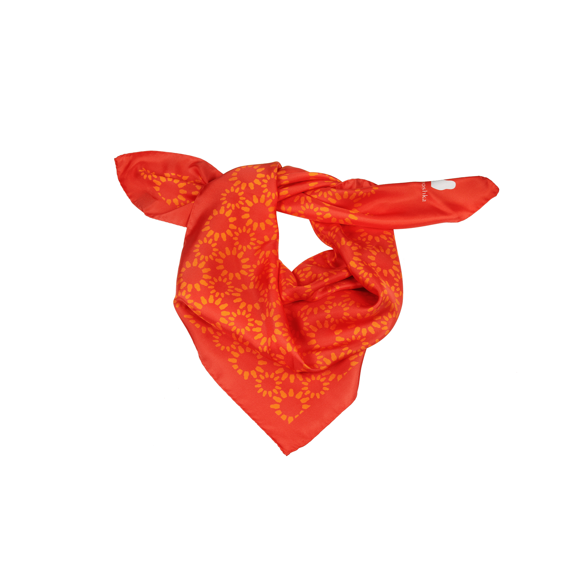 ШЕЛКОВЫЙ ПЛАТОК MATRYOSHKA FLOWERS 