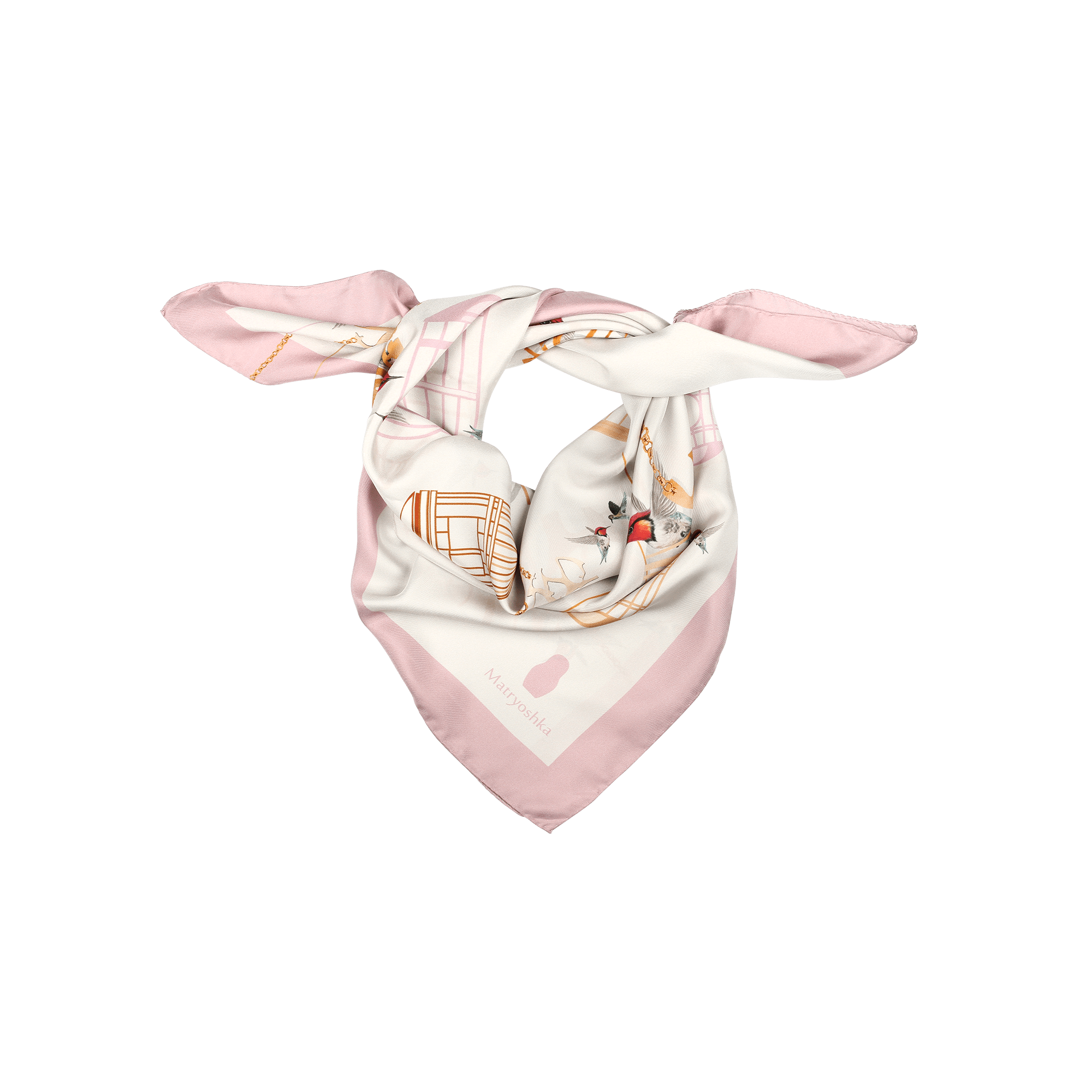 ШЕЛКОВЫЙ ПЛАТОК MATRYOSHKA FLORA&FAUNA